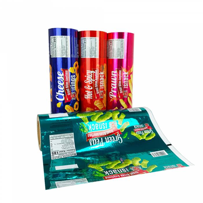 Custom Printed Heat Sealing Chips Plastic Starburst Packaging Roll Film Pe Packaging